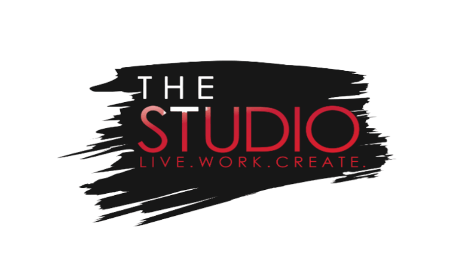a logo for the studio live work create